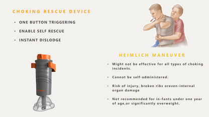 🆘 Automatic Choking Rescue Device for Kids/Adults